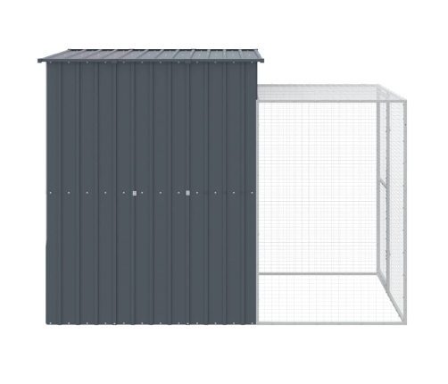 Vistu Būris, Pelēks, 165X251X181 Cm, Cinkots Tērauds Vidaxl