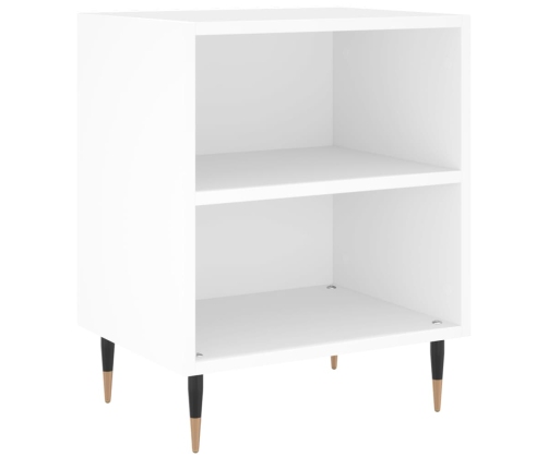 vidaXL naktsskapīši, 2 gab., balti, 40x30x50 cm, inženierijas koks