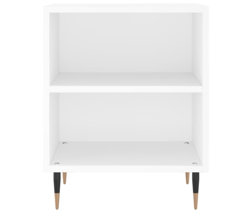 vidaXL naktsskapīši, 2 gab., balti, 40x30x50 cm, inženierijas koks