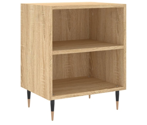 vidaXL naktsskapīši, 2 gb., koka krāsa, 40x30x50 cm, inženierijas koks