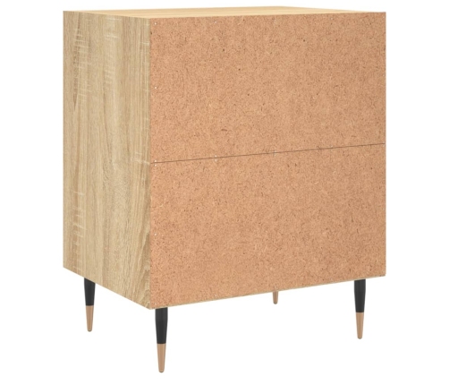 vidaXL naktsskapīši, 2 gb., koka krāsa, 40x30x50 cm, inženierijas koks