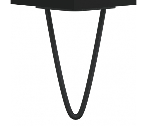 vidaXL naktsskapīši, 2 gab., melni, 40x35x50 cm, inženierijas koks