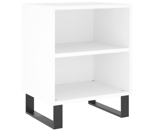 vidaXL naktsskapīši, 2 gab., balti, 40x30x50 cm, inženierijas koks