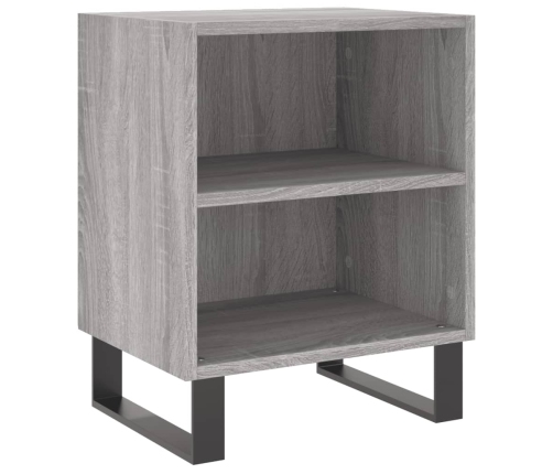 vidaXL naktsskapīši, 2 gab., pelēcīgi, 40x30x50 cm, inženierijas koks