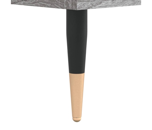 vidaXL naktsskapītis, pelēka ozolkoka, 40x30x50 cm, inženierijas koks