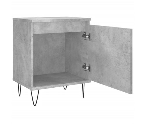 vidaXL naktsskapīši, pelēki, 2 gab., 40x30x50 cm, inženierijas koks