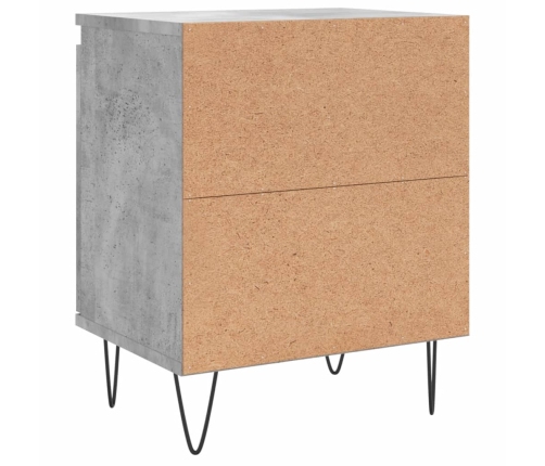 vidaXL naktsskapīši, pelēki, 2 gab., 40x30x50 cm, inženierijas koks