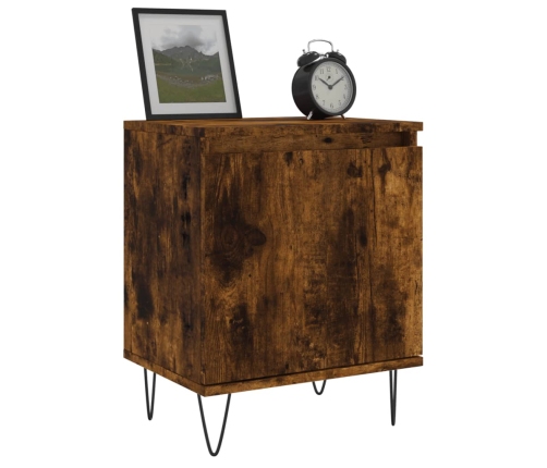 vidaXL naktsskapīši, 2 gb., koka krāsa, 40x30x50 cm, inženierijas koks