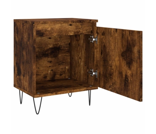 vidaXL naktsskapīši, 2 gb., koka krāsa, 40x30x50 cm, inženierijas koks