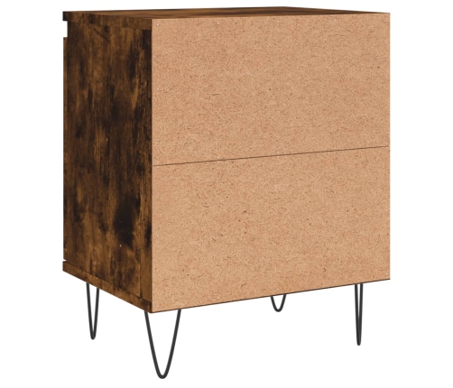 vidaXL naktsskapīši, 2 gb., koka krāsa, 40x30x50 cm, inženierijas koks