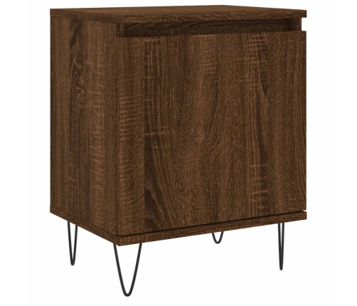 vidaXL naktsskapītis, ozolkoka krāsa, 40x30x50 cm, inženierijas koks