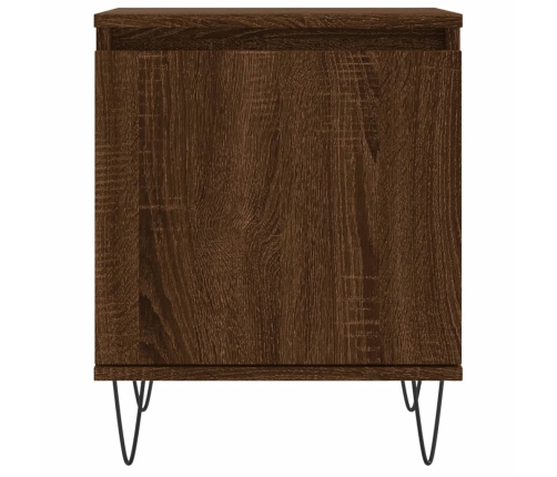 vidaXL naktsskapītis, ozolkoka krāsa, 40x30x50 cm, inženierijas koks