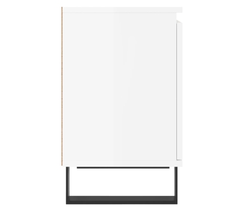 vidaXL naktsskapīši, 2 gab., balti, 40x30x50 cm, inženierijas koks