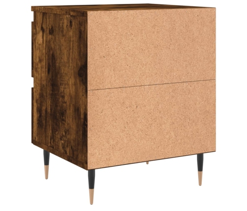 vidaXL naktsskapītis, ozolkoka krāsa, 40x35x50 cm, inženierijas koks