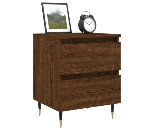 vidaXL naktsskapīši, 2 gab., ozolkoka, 40x35x50 cm, inženierijas koks