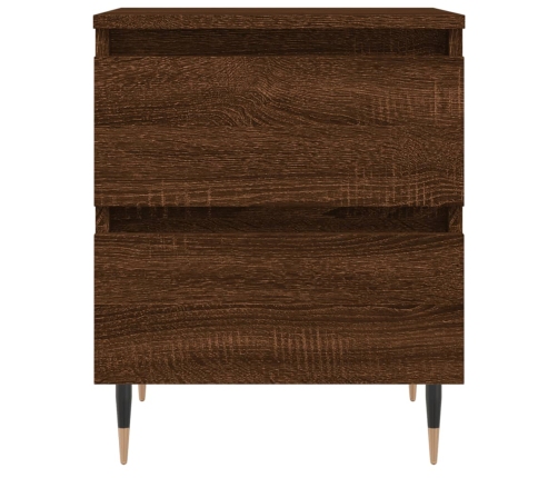 vidaXL naktsskapīši, 2 gab., ozolkoka, 40x35x50 cm, inženierijas koks