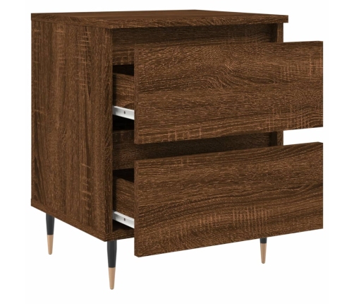 vidaXL naktsskapīši, 2 gab., ozolkoka, 40x35x50 cm, inženierijas koks