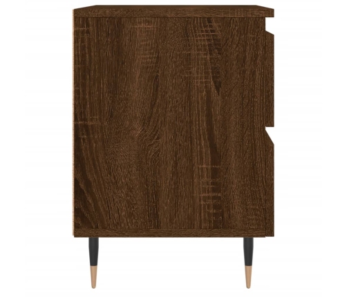 vidaXL naktsskapīši, 2 gab., ozolkoka, 40x35x50 cm, inženierijas koks