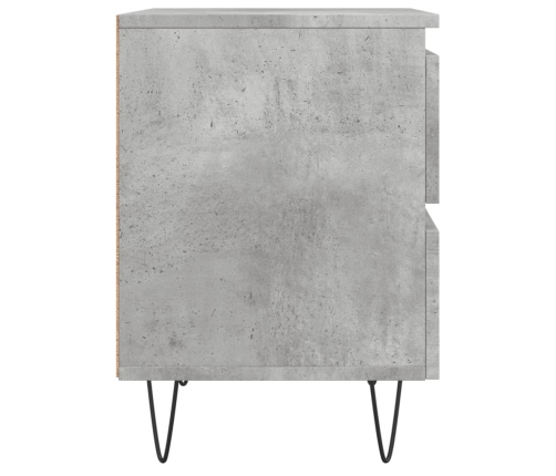 vidaXL naktsskapīši, 2 gab., pelēki, 40x35x50 cm, inženierijas koks