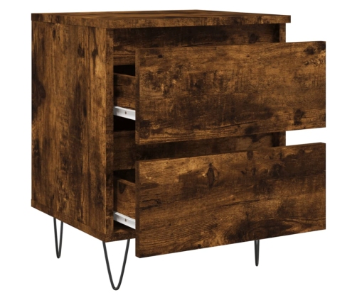 vidaXL naktsskapīši, 2 gab., ozolkoka, 40x35x50 cm, inženierijas koks