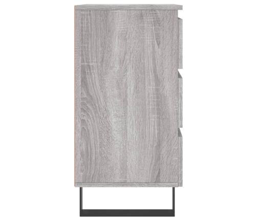 vidaXL naktsskapīši, 2 gab., pelēcīgi, 40x35x69 cm, inženierijas koks