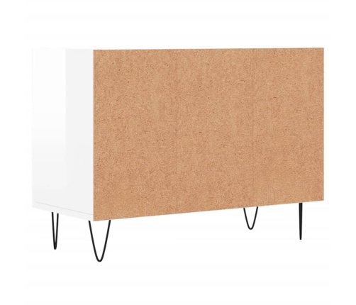 vidaXL TV skapītis, spīdīgi balts, 69,5x30x50 cm, inženierijas koks