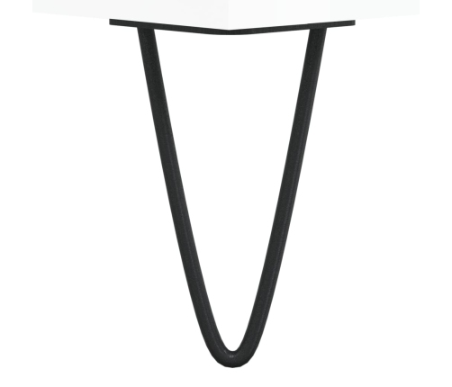 vidaXL TV skapītis, spīdīgi balts, 69,5x30x50 cm, inženierijas koks