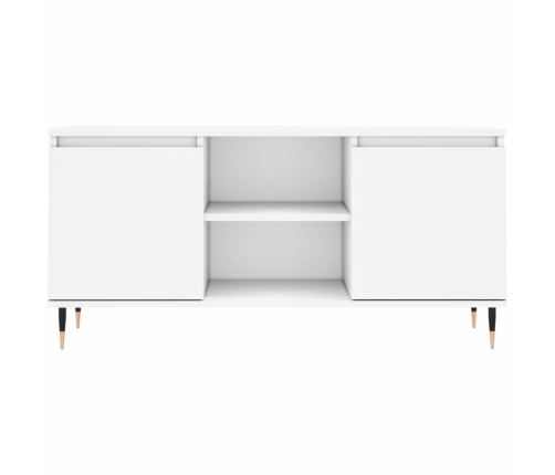 vidaXL TV skapītis, balts, 104x35x50 cm, inženierijas koks