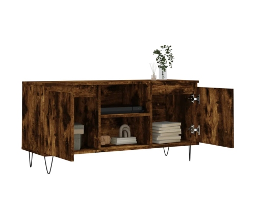 vidaXL TV skapītis, ozolkoka krāsa, 104x35x50 cm, inženierijas koks