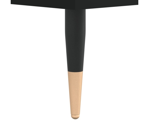 vidaXL plaukts, melns, 57x35x70 cm, inženierijas koks