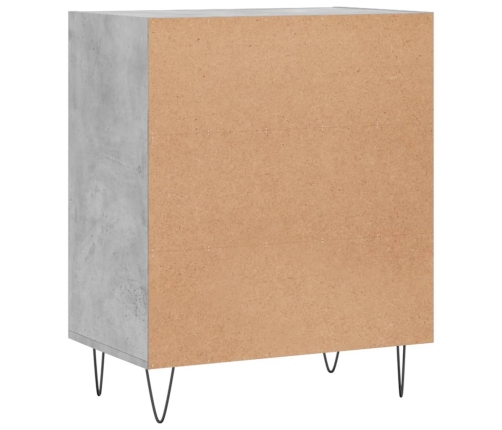 vidaXL kumode, betona pelēka, 57x35x70 cm, inženierijas koks