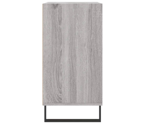 vidaXL kumode, pelēka ozolkoka, 57x35x70 cm, inženierijas koks