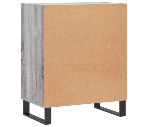 vidaXL kumode, pelēka ozolkoka, 57x35x70 cm, inženierijas koks