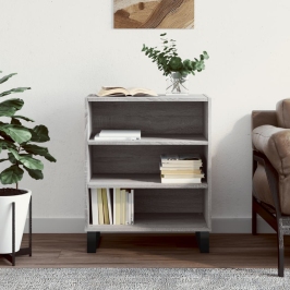 Kumode, Pelēka Ozolkoka, 57X35X70 Cm, Inženierijas Koks Vidaxl