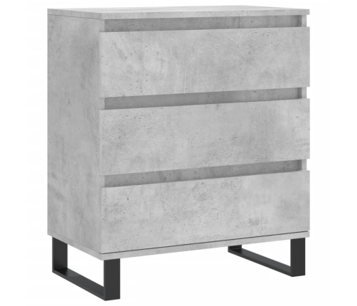 vidaXL plaukts, betona pelēks, 60x35x70 cm, inženierijas koks