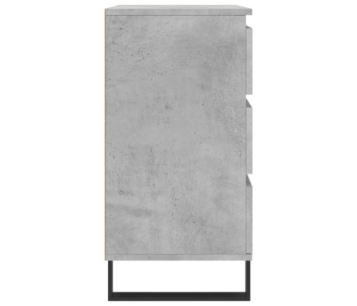 vidaXL plaukts, betona pelēks, 60x35x70 cm, inženierijas koks