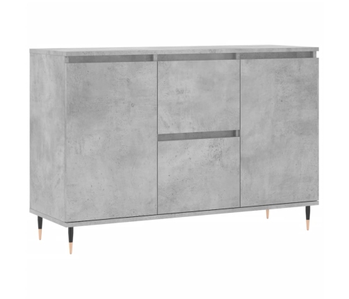 vidaXL kumode, betona pelēka, 104x35x70 cm, inženierijas koks