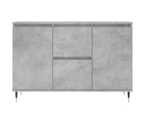 vidaXL kumode, betona pelēka, 104x35x70 cm, inženierijas koks