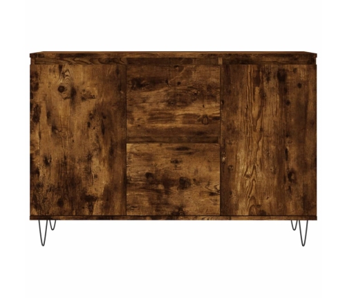 vidaXL kumode, ozolkoka krāsa, 104x35x70 cm, inženierijas koks