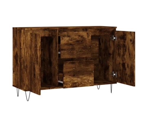 vidaXL kumode, ozolkoka krāsa, 104x35x70 cm, inženierijas koks