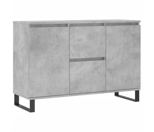 vidaXL kumode, betona pelēka, 104x35x70 cm, inženierijas koks