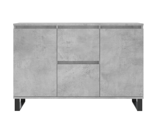 vidaXL kumode, betona pelēka, 104x35x70 cm, inženierijas koks