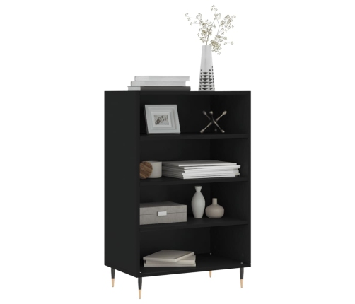 vidaXL augstais skapītis, melns, 57x35x90 cm, inženierijas koks