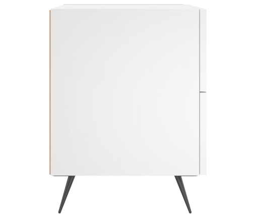 vidaXL naktsskapīši, 2 gab., balti, 40x35x47,5 cm, inženierijas koks