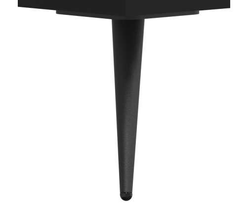 vidaXL naktsskapīši, 2 gab., melni, 40x35x47,5 cm, inženierijas koks