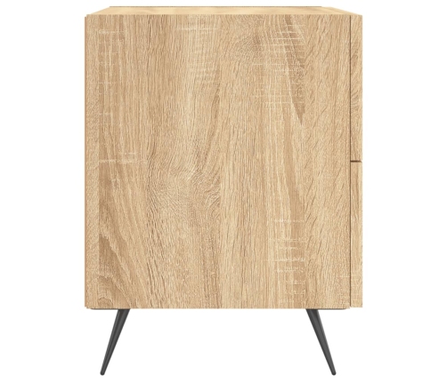 vidaXL naktsskapīši, 2 gb., ozolkoka, 40x35x47,5 cm, inženierijas koks