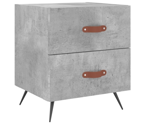 vidaXL naktsskapīši, pelēki, 2 gab., 40x35x47,5 cm, inženierijas koks