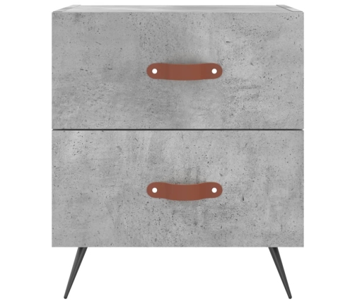 vidaXL naktsskapīši, pelēki, 2 gab., 40x35x47,5 cm, inženierijas koks