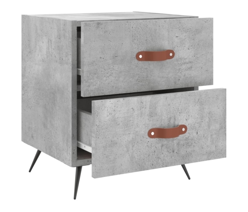 vidaXL naktsskapīši, pelēki, 2 gab., 40x35x47,5 cm, inženierijas koks