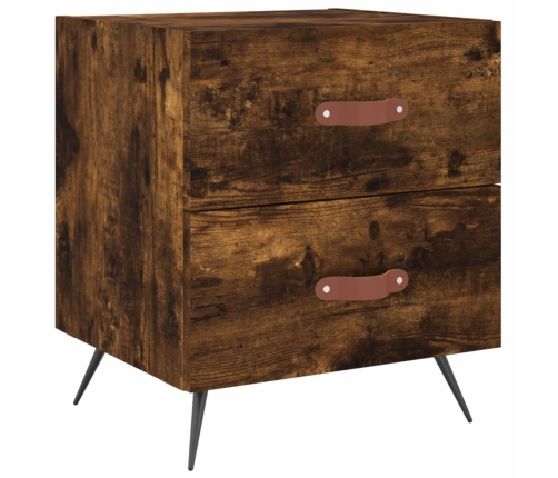 vidaXL naktsskapītis, ozolkoka krāsa, 40x35x47,5 cm, inženierijas koks